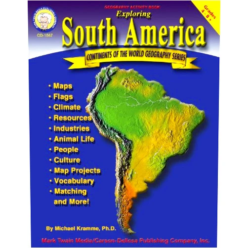 By Michael Kramme Ph.D. (Author) Exploring South America, Grades 4 - 8 (Continents of the World)