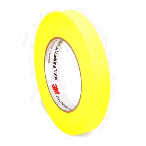 3M 06652 18 mm x 55 m Automotive Refinish Masking Tape, Pack of 48