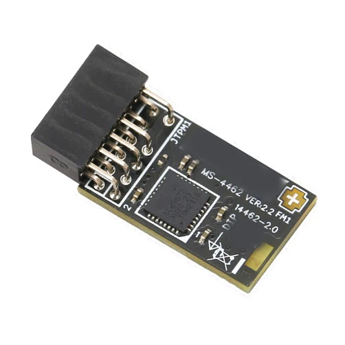 GOWENIC TPM 2.0 Module, TPM SPI Module 12Pin Encryption Security Module with SLB 9672, for Motherboard, for Windows 10 11