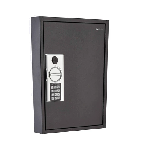 Adiroffice Key Holder Wall Mount - 60 Keys Lock Box with Code, Key Cabinet Wall Mount, Valet Parking Key Box, Car Dealer Key Cabinet - Space Saving Locking Key Box Wall Mount with Digital Lock