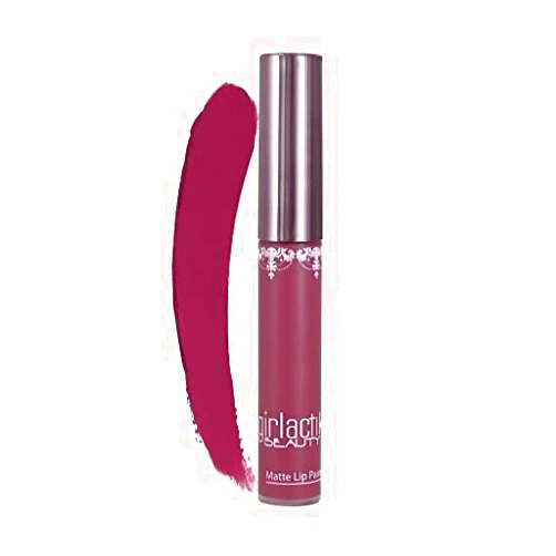Girlactik Long Lasting Matte Lip Paint Liquid Lipstick (Stellar)