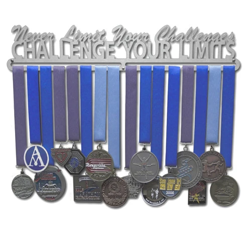 Allied Medal Hangers Challenge Your Limits - Multiple Size Options Available - Medal Award Holder Display Hanger Rack