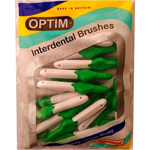 Stoddard 25 Icon Interdental Brushes Value Pack All with Extendable Handles Floss Toothpick Plaque Tartar Removal Oral Hygiene Dental Brush 0.8 mm Green?