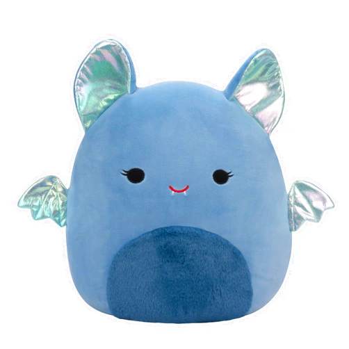 Squishmallows Original 14-Inch Este Muted Blue Bat - Official Jazwares Plush (Large)