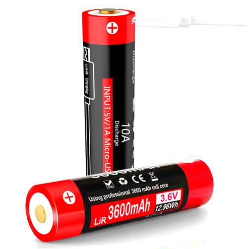 SNSYIY Rechargeable Battery 3.7V 3600mAh for Streamlight X Series Flashlights 2-Pack