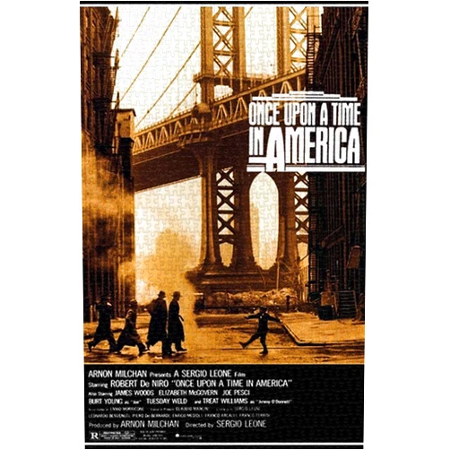 Jan Jigsaw Puzzle 500 Pieces Once Upon a Time in America Classic Movie Poster Wooden Jigsaw Puzzle for Adults Teens Puzzle Game Toy Gift