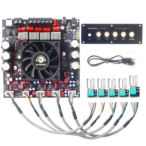 DAJUNGUO S600X-W Power Amplifier Board Bluetooth5.2 TPA3255 Chip with Subwoofer 2.1 Channel 300W×2+600W (S600X-W)