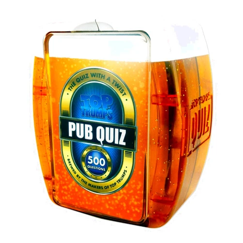Top Trumps Pub Quiz Trivia Game: Quiz Games - Sports, History, Music, Pop Culture Quiz - Bar Trivia - Games for Adults - Great Travel Games and Road Trip Games - Trivia Outdoor Games 2+ players
