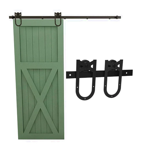TSMST 8ft Sliding Barn Door Hardware fit 48