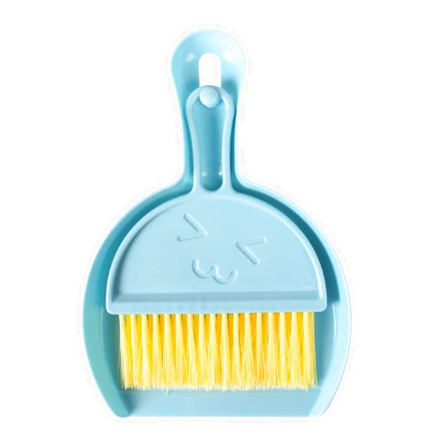 JIBOLAT Mini Dust Pans with Brush Set,Small Broom and Dustpan Set for Home Hand Dustpan and Brush Set Kids Dust Pans and Broom/Dustpan Combo Set Hangable Whisk Broom for Table,Countertop,Sofa,Key Board(Blue)