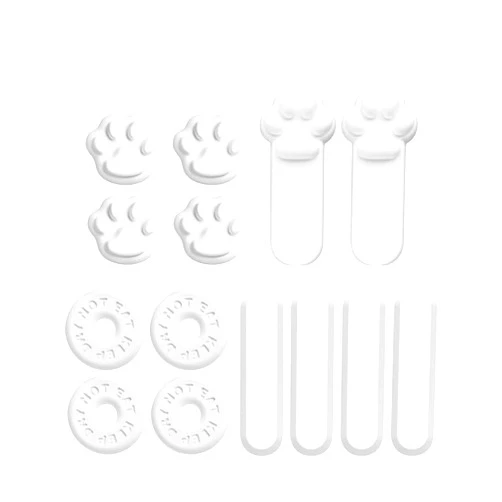 HEYPOMAX Pet Food Moisture Absorber Kit - Diatomite-Based Humidity Control Discs & Bars, 12-Pack Non-Toxic Dehumidifier for Dry Food Containers (1 set of each of the four styles)