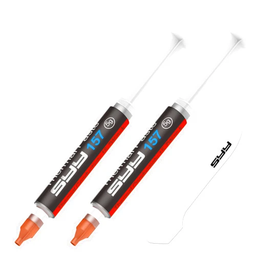 SYY Thermal Paste with Tool kit, 10 Grams CPU Paste Thermal Compound Paste Heatsink for IC/Processor/CPU/GPU/All Coolers, New Formula Carbon Based Easy to Apply, Thermal Interface Material