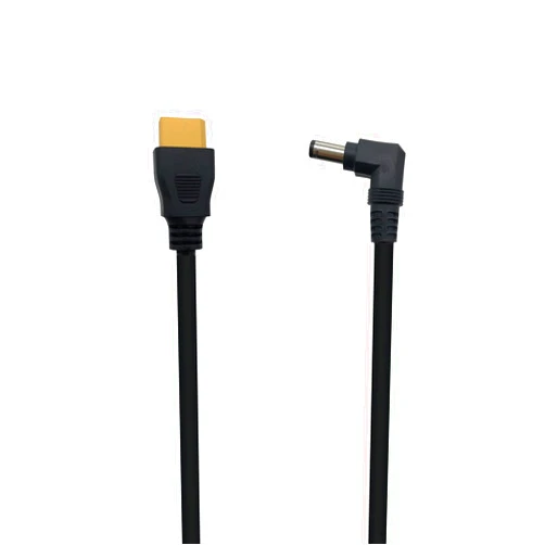 PDEEY Power Cable XT60 Male Plug for DJI FPV Goggles V2, Fatshark Battery - Right Angle DC 5.5 X 2.5MM, 4.9 ft
