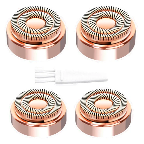 YOUNGPRO Facial Hair Remover Replacement Heads Generation 2 for Finishing Touch Flawless Facial Hair Removal Tool for women,Double Halo Painless and Smooth As Seen On TV.