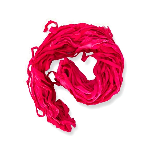 Revolution Fibers 100% Recycled Saree (Sari) Silk Ribbon Yarn - Bulky Weight - 50 Yards per 100 Grams | Knitting & Crocheting | Jewelry Making, Gift Wrapping and Weaving (Very Berry Purples)