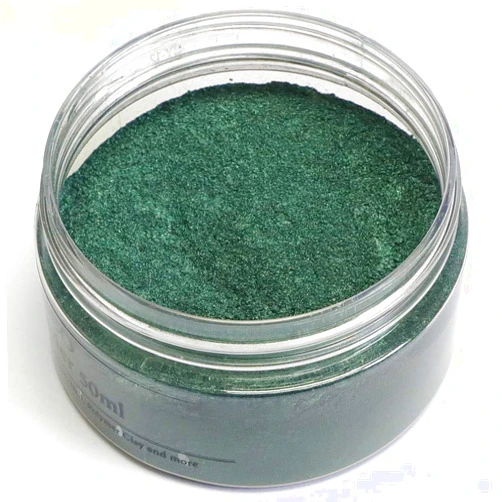 SEISSO Green Mica Powder for Epoxy Resin 1.7 oz /50g Powdered Pigment for Soap Colorant Bath Bomb Dye, Cosmetic Grade for Lip Gloss, Acrylic Nails Polish, Craft Projects