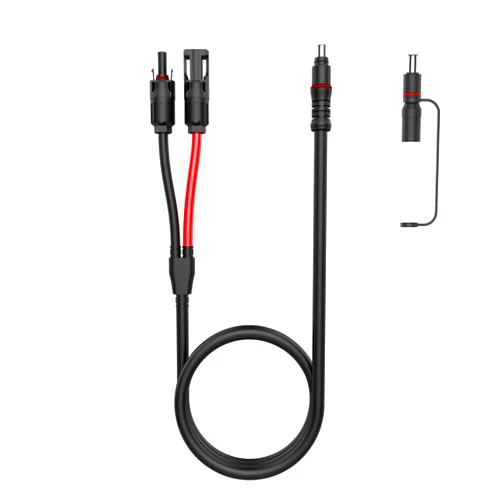 SolarEnz Solar Connector to DC8mm Adapter Cable Perfectly Solar Connector Solar Generator Portable Power Station and Solar Panel 12AWG+14AWG Heavy Duty Wire