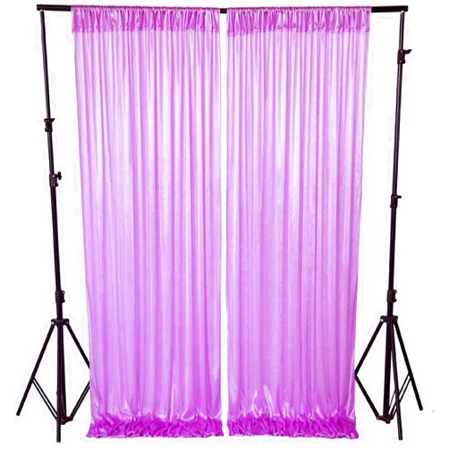 Kachanaa 10 ft x 10 ft Wrinkle Free Lavender Backdrop Drapes Curtains Panels Photography Polyester Backdrop Drapes Wedding Decor Baby Bridal Shower Ceremony Party Birthday Home Window Decorations