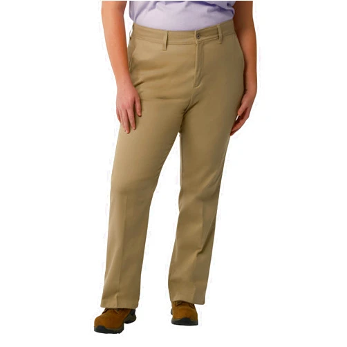 Dickies Womens Plus Slim Bootcut Twill Pants