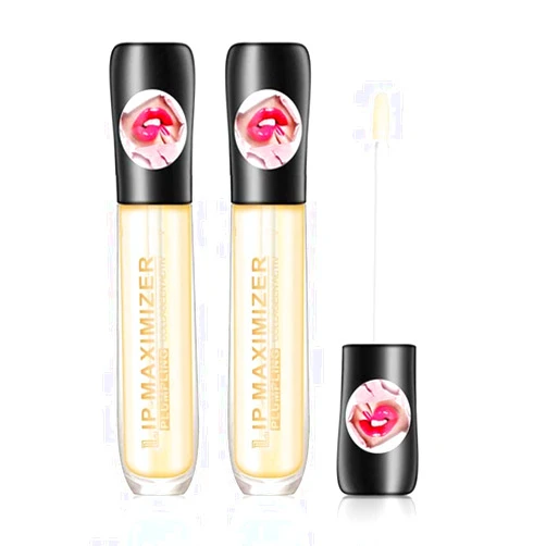 Hhkuize Cozzo Lip Plumper,Cozzo Vitamin E Lip Plumping Serum, Lip Plumper Lip Gloss,Lip Maximizer Hyaluronic Lip Plumper,Instant Lip Filler,Plumping Lip Oil Lip Enhancer Plumper Lip Care Serum (2pcs)
