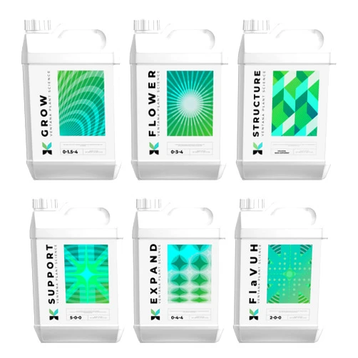 Ventana Plant Science VPS Complete Nutrient Line Kit - for Grow, Structure, Support, Expand, Flower, FlaVUH Plant Food - Outdoor and Indoor Plant Food