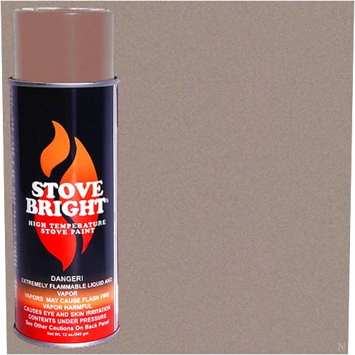 Woodeze Stove Bright High Temp Stove Hearth Spray Paint | Up to 1200° F - Mauve - 8120
