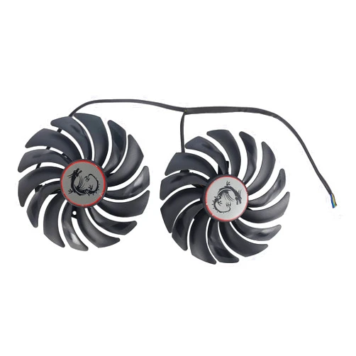 InRobert 95MM Video Card Fans Replacement for MSI GTX 1070,1080 Ti Gaming X, RX 570 580 5600 5700 XT Gaming X Graphic Card Cooling Fan