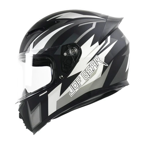 JQF Gear Full Face Motorcycle Helmet WS-607 DOT Approved Motorbike Racing Street Bike Helmets for Adults with Visor