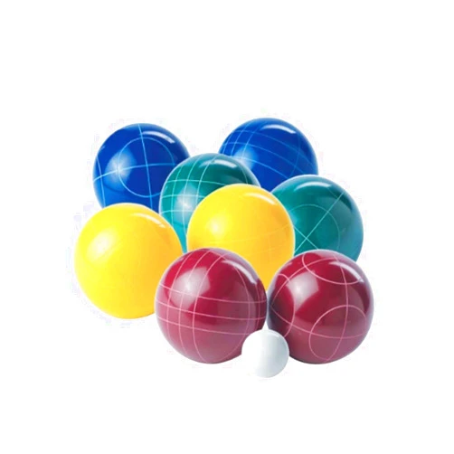 Franklin Sports Bocce Ball Set — 8 All Weather Bocce Balls and 1 Pallino — Beach, Backyard Lawn or Outdoor Party Game — Professional, American, and Starter Set Options