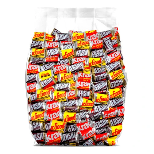 Yummy Chew Hershey Miniatures Assortment - 2 lb Bulk Hershey Miniatures Candy Variety Pack - 100 Individually Wrapped Assorted Chocolate Candy Bars - 2 Pounds Bulk Candy Mix
