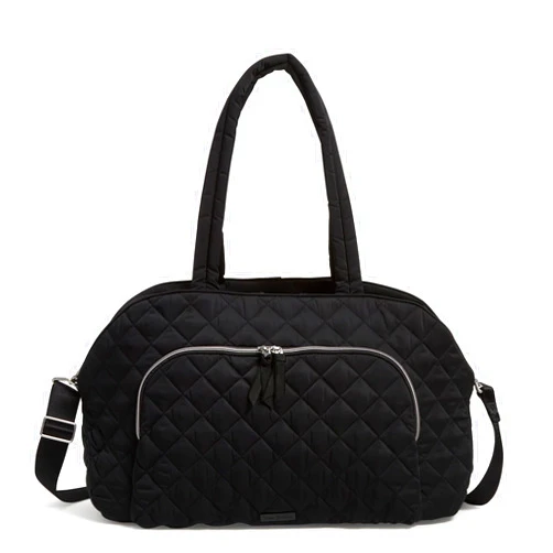 Vera Bradley Women's Performance Twill Weekender Travel Bag, Black, One Size