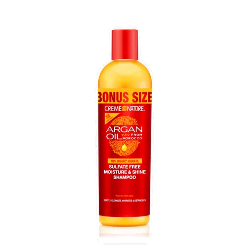 Creme of Nature Argan Oil from Morocco Sulfate-Free Moisture & Shine Shampoo, Bonus Size 15.2oz