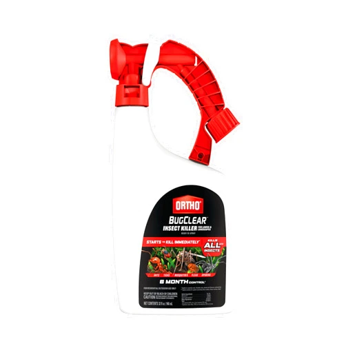 Ortho BugClear Insect Killer for Lawns & Landscapes Ready to Spray - Kills Periodical Cicadas, Ants, Spiders, Fleas, Ticks & More, Outdoor Bug Spray for up to 6 Month Insect Control, 32 oz.