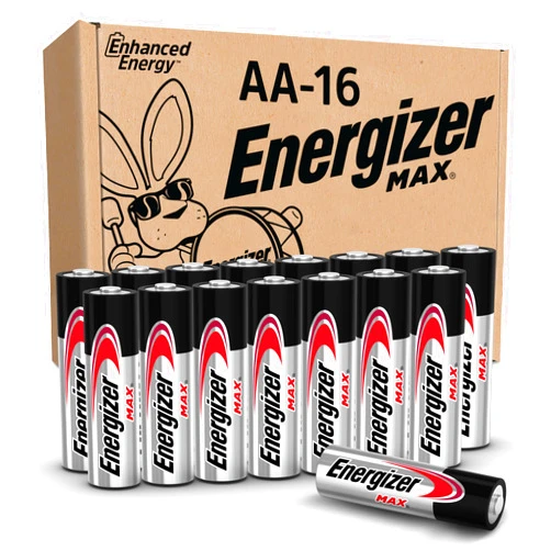 Energizer MAX AA Batteries (16 Pack), Double A Alkaline Batteries