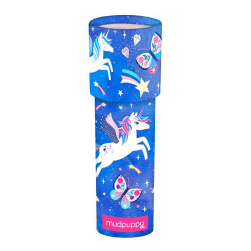 Mudpuppy Unicorn Magic Kaleidoscope – 6.5” Tall with 2.25” Diameter – Colorful Kaleidoscope for Kids with Colorful Artwork, Ideal for Ages 3-8 – Kids Toy Made of Matte-Finish Board Material