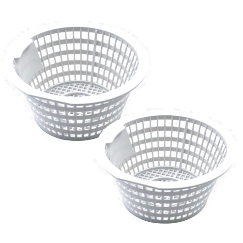 Sawluv Skimmer Basket for In Ground & Above Ground Swimming Pool, Pool Filter Basket Replacement Parts Compatible with Swimline Hydrotools 8928 O-lympic ACM88, 2 Pack