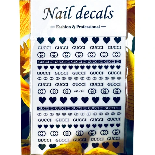 OMQAIO 1 Lage Luxury Nail Art Stickers