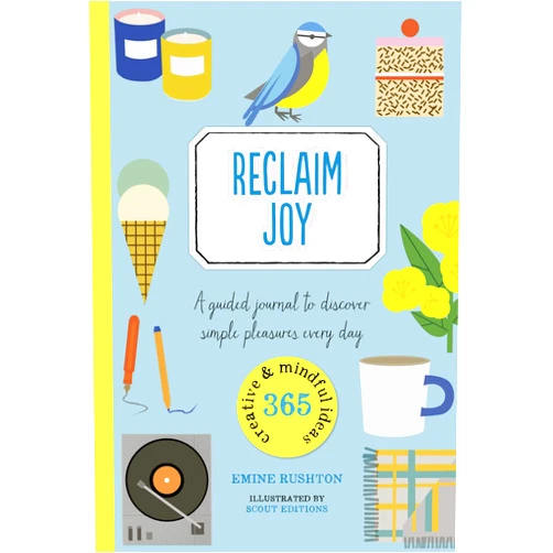 By Emine Rushton (Author), Pui Lee (Illustrator) Reclaim Joy: A guided journal to discover simple pleasures every day (365 Creative Mindfulness)