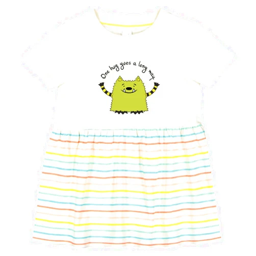 inktastic 1 Hug Goes a Long Way- Whatif Infant Dress - Michelle Nelson-Schmidt