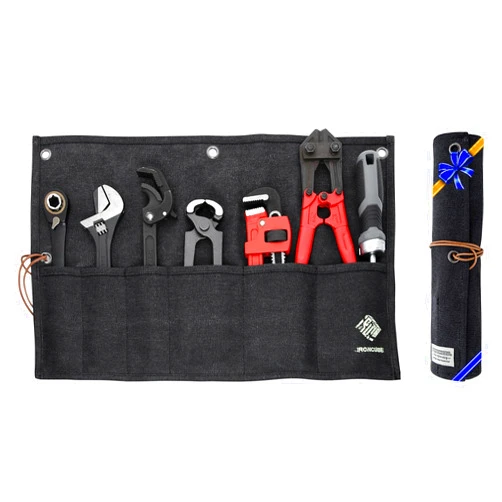 Ironcube Tool Pouch, Roll-Up Storage Bag for Hand Tools & Wrenches