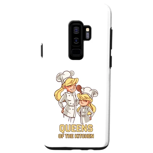 Kochen Koch Köchin Küche Essen Backen Hobby Rezept Galaxy S9+ Queens of the Kitchen Cooking Chef Mother and Daughter cook Case