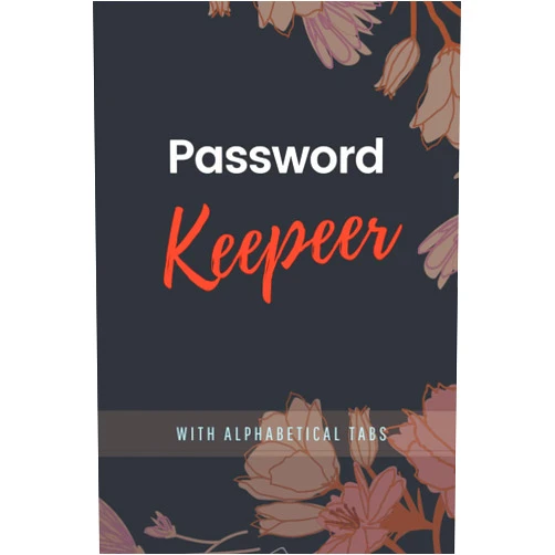 Halo Planner Password Keeper: Stop worrying about your passwords and start writing them down! - Alphabetically Tabbed Login Info Book for Internet Organization
