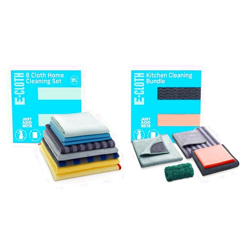 E-Cloth Home and Kitchen Cleaning Bundle (8 Pieces)