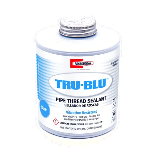 Rectorseal 31300 Quart Brush Top Tru-Blu Pipe Thread Sealant , Blue