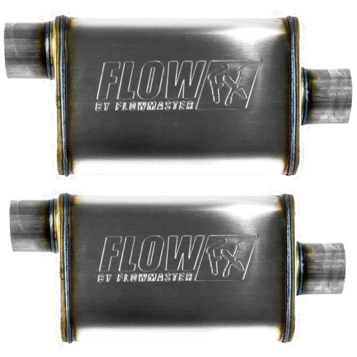MAPerformance Flowmaster 71226 FlowFX Muffler 409S 2.5 inch Offset In / 2.5