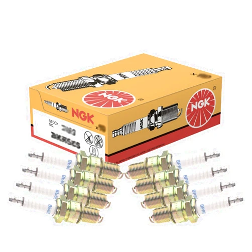 Newparts NGK Set of 8 Standard Spark Plugs For Alfa Romeo Aston Martin Maserati Porsche