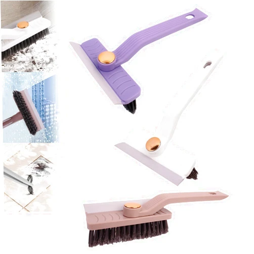 Cholancy 4-in-1 Upgrade Multi-Function Rotating Crevice Cleaning Brush,3 PCS 360 Degree Hard Bristle Rotating Crevice Cleaning Brush,Gap Cleaning Tools for Household Use, Home, Kitchen, Bathroom, Window