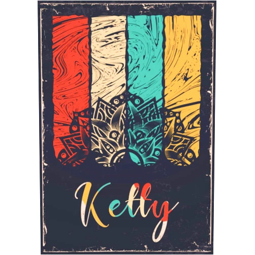 Adima iTT Telica Publishing Ketty: Taccuino A5 | Nome personalizzato Ketty | Regalo di compleanno per moglie, mamma, sorella, figlia ... | Design: mandala | 120 pagine a righe, piccolo formato A5 (14.8 x 21 cm) (Italian Edition)