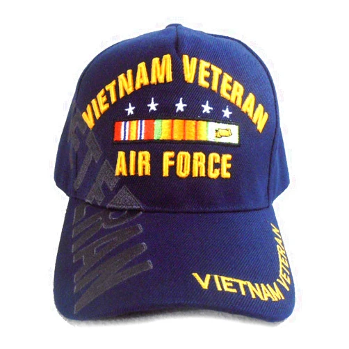 Cyberteez US Vietnam Veteran Hat Blue Adjustable Cap