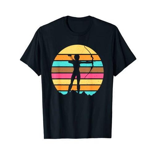 Bogenschützen Bogensport Archery Geschenke Archery Gift Retro Archery Archers T-Shirt